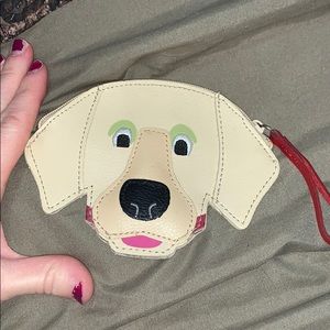 Rolfs leather Dog change purse